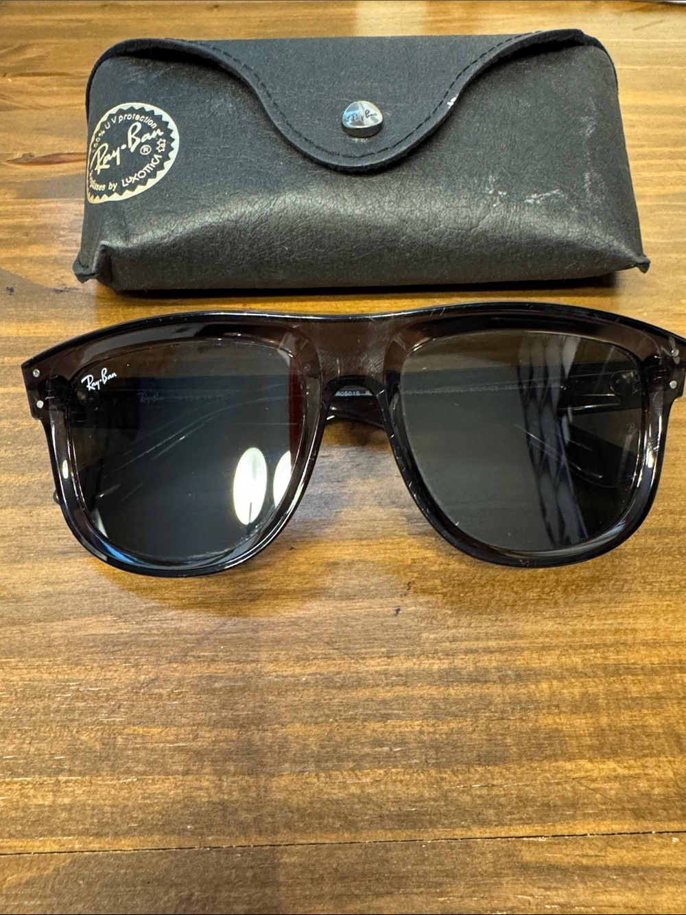 Ray-Ban Boyfriend Reverse Frame Sunglasses with Dark Lenses